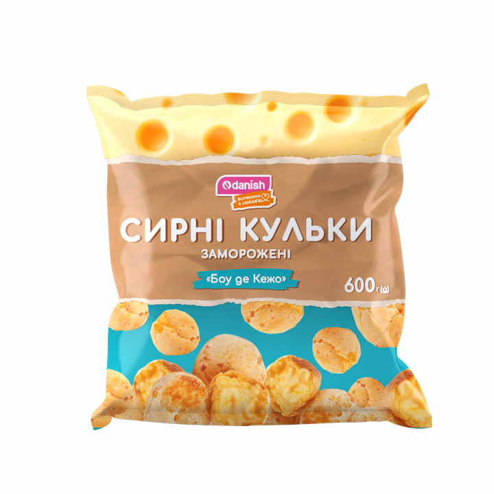 Сирні кульки "БОУ ДЕ КЕЖО" ТМ Danish, 600 г 