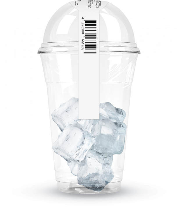 Лід в стакані 80 г ТМ Ice Dose