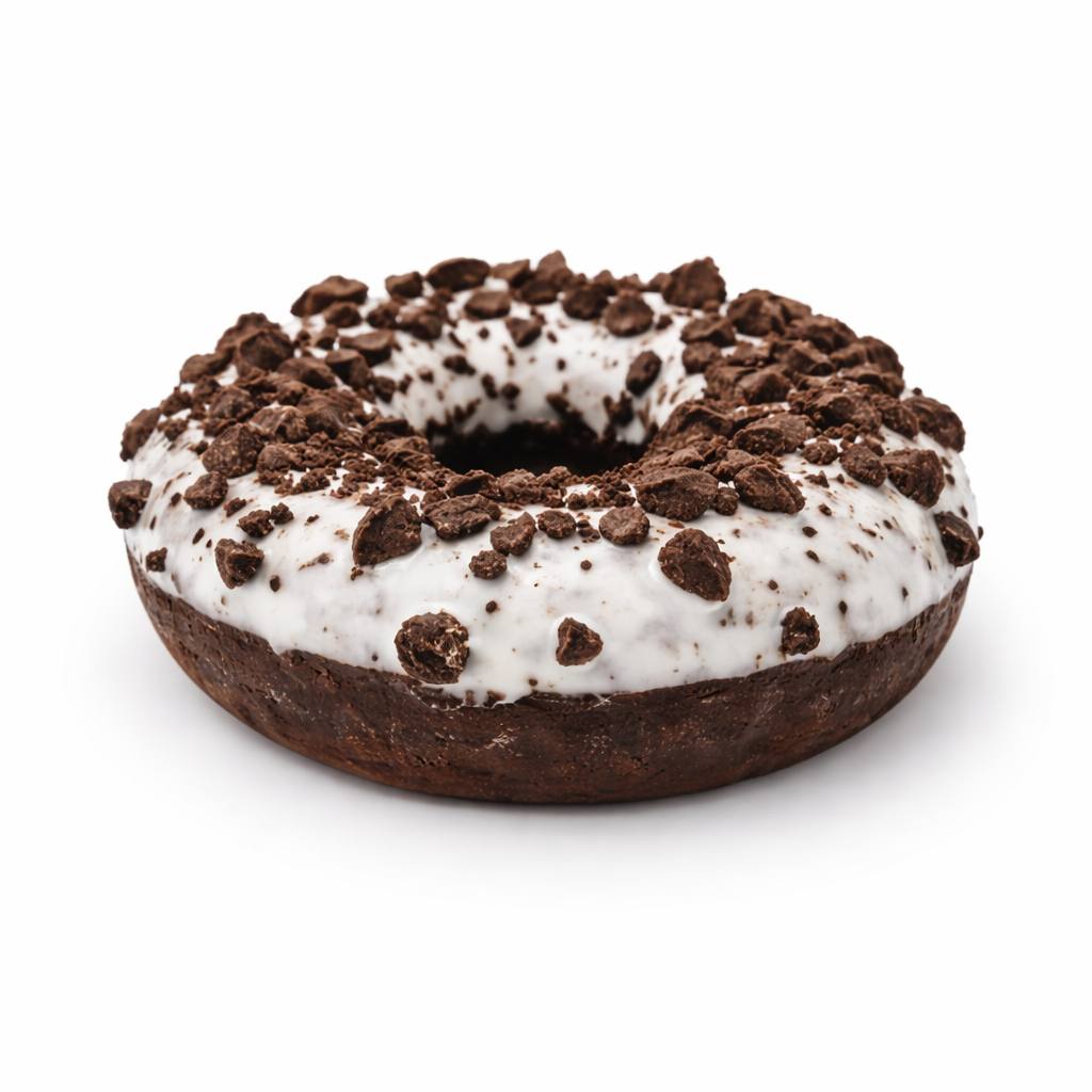 Донат з крихтами печива 