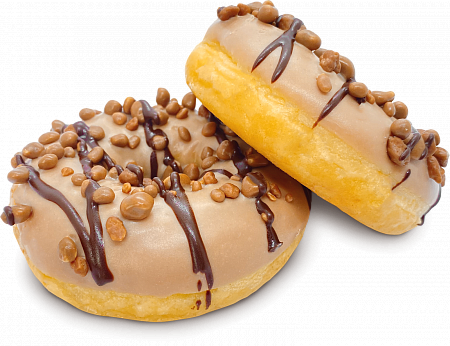 Донат зі смаком капучино Stokson - дистрибьюція Донат зі смаком капучино Stokson - Fishki Food – смачна ідея!