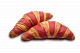 Круасан масляний з малиною