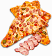 Піца з шинкою та солодким перцем ОПТ ТМ Fishki Pizza