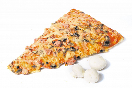 Піца "Шинка та гриби" з соусом ТМ Fishki Pizza - дистрибьюція Піца "Шинка та гриби" з соусом ТМ Fishki Pizza - Fishki Food – смачна ідея!