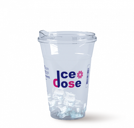 Лід в стакані 150 г ТМ Ice Dose - дистрибьюція Лід в стакані 150 г ТМ Ice Dose - Fishki Food – смачна ідея!