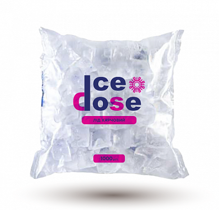 Лід харчовий 5 кг ТМ Ice Dose - дистрибьюція Лід харчовий 5 кг ТМ Ice Dose - Fishki Food – смачна ідея!