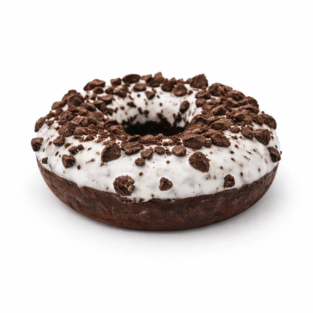 Донат з крихтами печива 